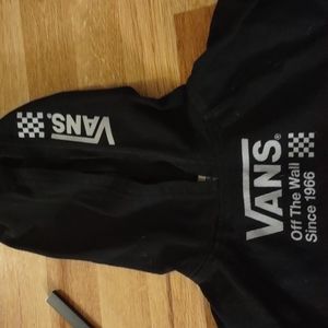 Boys vans long sleeved shirt with hood